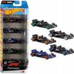 Hot Wheels Confezione 5 veicoli Formula 1