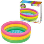 Intex Piscina Baby 3 Anelli Tonda Multicolor