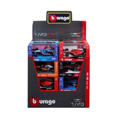 c9faf455aa5e2b578e27020dbedf7a45 Bburago Veicoli Formula 1 Ass. 1:43 - immagine 1