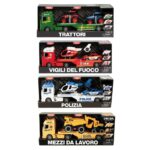 De.Car. Camion Bisarca 1:12 Ass. Luci e Suoni