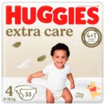Huggies Pannolini Extra Care Grande Mis.4 8-16 Kg. Pz.33