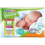 Babylino Pannolino Sensitive Mis.1 2-5 Kg 26 pz.