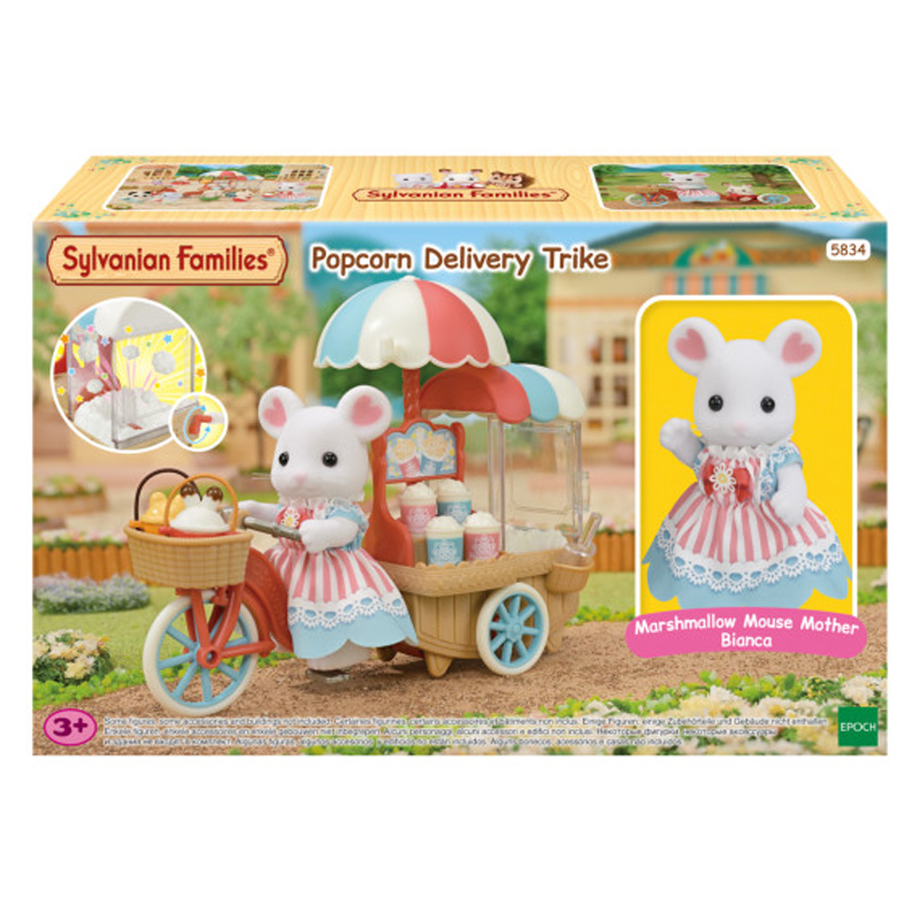 e5e190b46fa6476c11e789920c339f4e Sylvanian Families Popcorn Delivery Trike - immagine 1