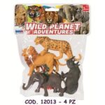 Busta Animali Selvaggi 4 pz.