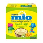 Mio Merenda al latte di cocco gr.90x4 - Mango e Kiwi
