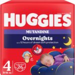 Huggies Pannolini Overnight Mutandina Taglia 4 9-14 kg. pz. 26