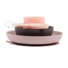 eed6775906b441326cdc30026f91453d Nattou Set Pappa 4 pz. Rosa - immagine 1