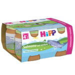 Hipp Omogeneizzato Salmone con Verdure gr.80x4