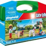 Playmobil Valigetta Bambini con cuccioli