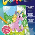 Creart Album da Colorare 5+ - Carta Magica - Incantevoli Unicorni