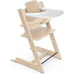 Stokke Tripp Trapp Sedia + Baby Set + Vassoio Natural
