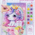 Diamantiny Kawaii Unicorn Blister 4