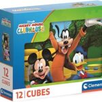 Clementoni Puzzle 12 cubi Mickey Mouse Club House