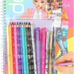 TOPModel Colouring Book With Pen Set