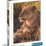Clementoni Puzzle 500 Pz. Leonessa con Cucciolo