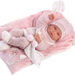 Lloren Bambola Reborn Vinie Nica Corpo 40 cm con cuscino