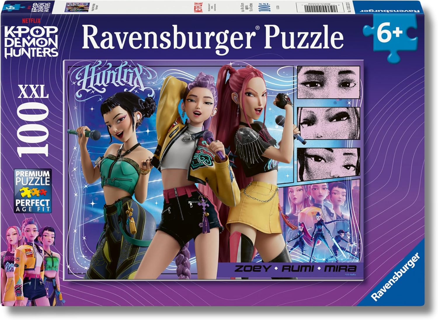 1b328c4a9f973f3b33108c94074e67a4 Ravensburger Puzzle XXL 100 pz. K-Pop Demon Hunters - immagine 1