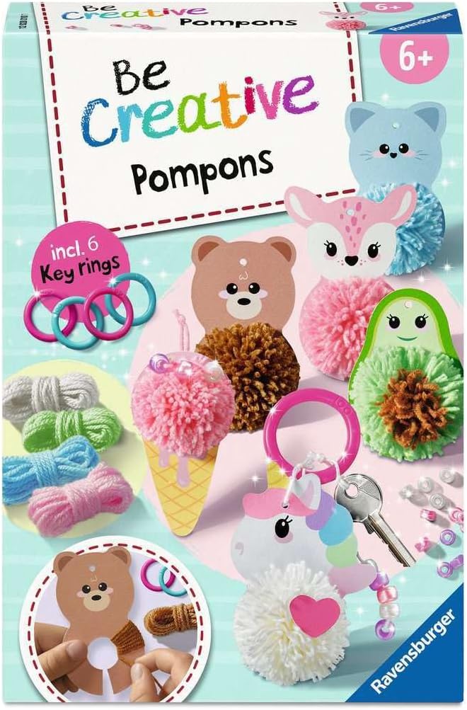 29681f33fa3bc4426cb4012a638c9fa7 Be Creative Midi: Pon Pon Kawaii Portachiavi - immagine 1