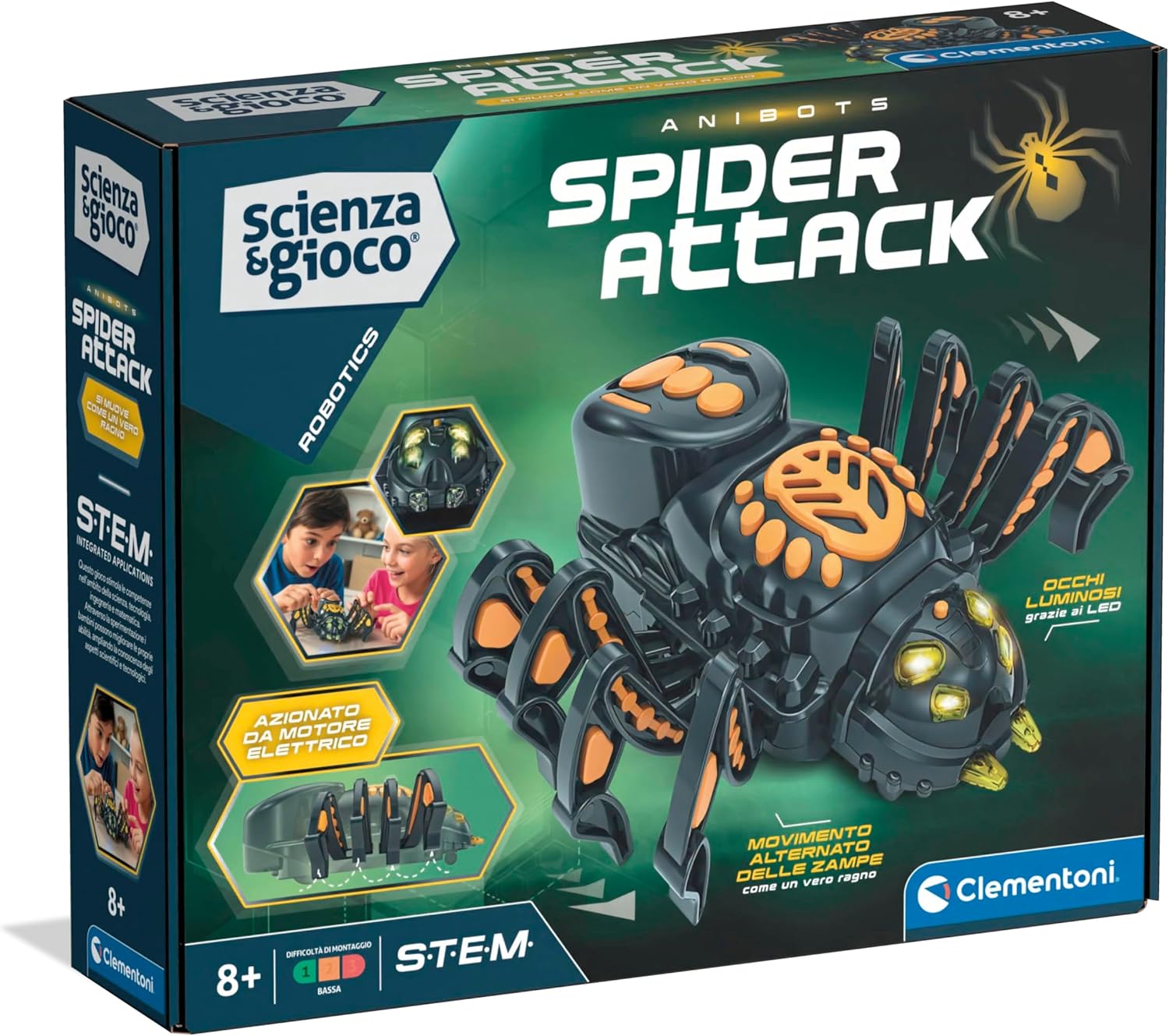 a07e04f978e8636508acfeec44aceeda Clementoni Spider Robot - immagine 1
