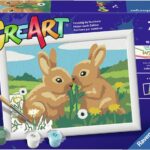 Ravensburger Creart Serie E - Conigli Affettuosi