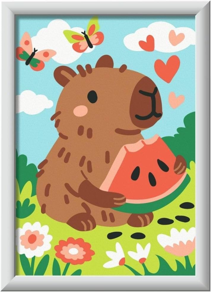 a69db51206e4a58fe9f05a4246ade2f9 Ravensburger Creart Serie E - Capibara Goloso - immagine 1