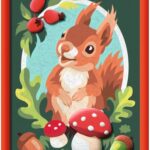 Ravensburger CreArt Serie D - Scoiattolo con Gesso 3D