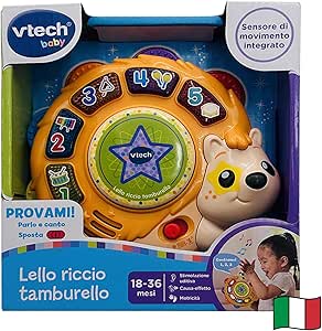 11bc7cde91a1e3c323da7aa5210860c7 Vtech Lello Riccio Tamburello - immagine 1