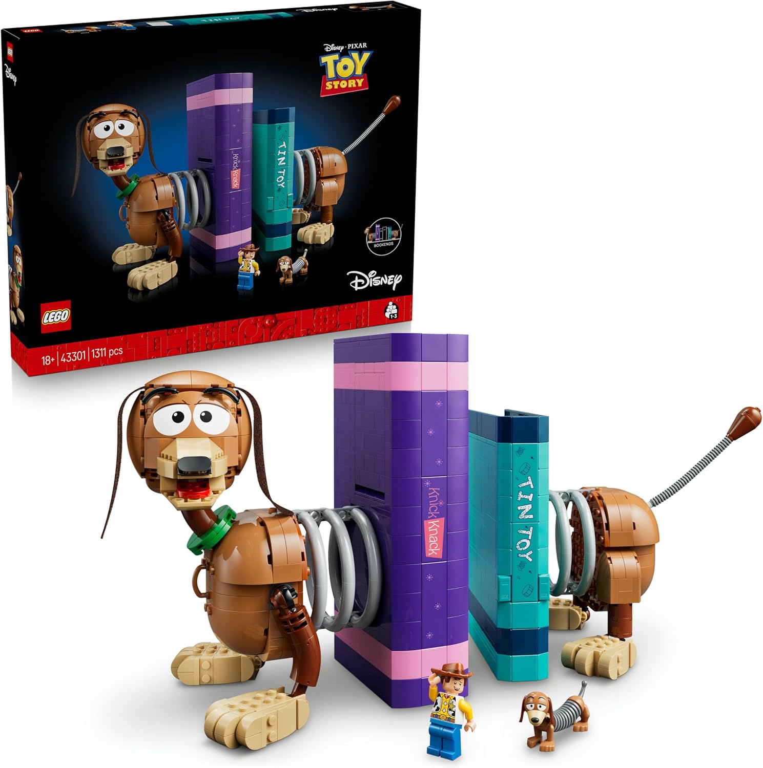 45ba0aa40037d5fac29c18b3e11f9db0 Lego Disney Pixar Fermalibri di Slinky Toy Story - immagine 1