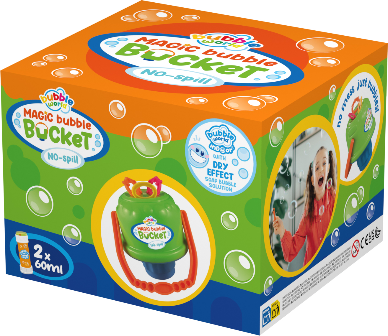 77e6f171c911d612e8e58adbb72e624d Bubble World Macchina per le bolle Bubble Bucket - immagine 1