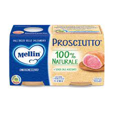 80f9c421a0698c51702bb615605b2110 Mellin Omogeneizzato Prosciutto Gr.120x2 - immagine 1