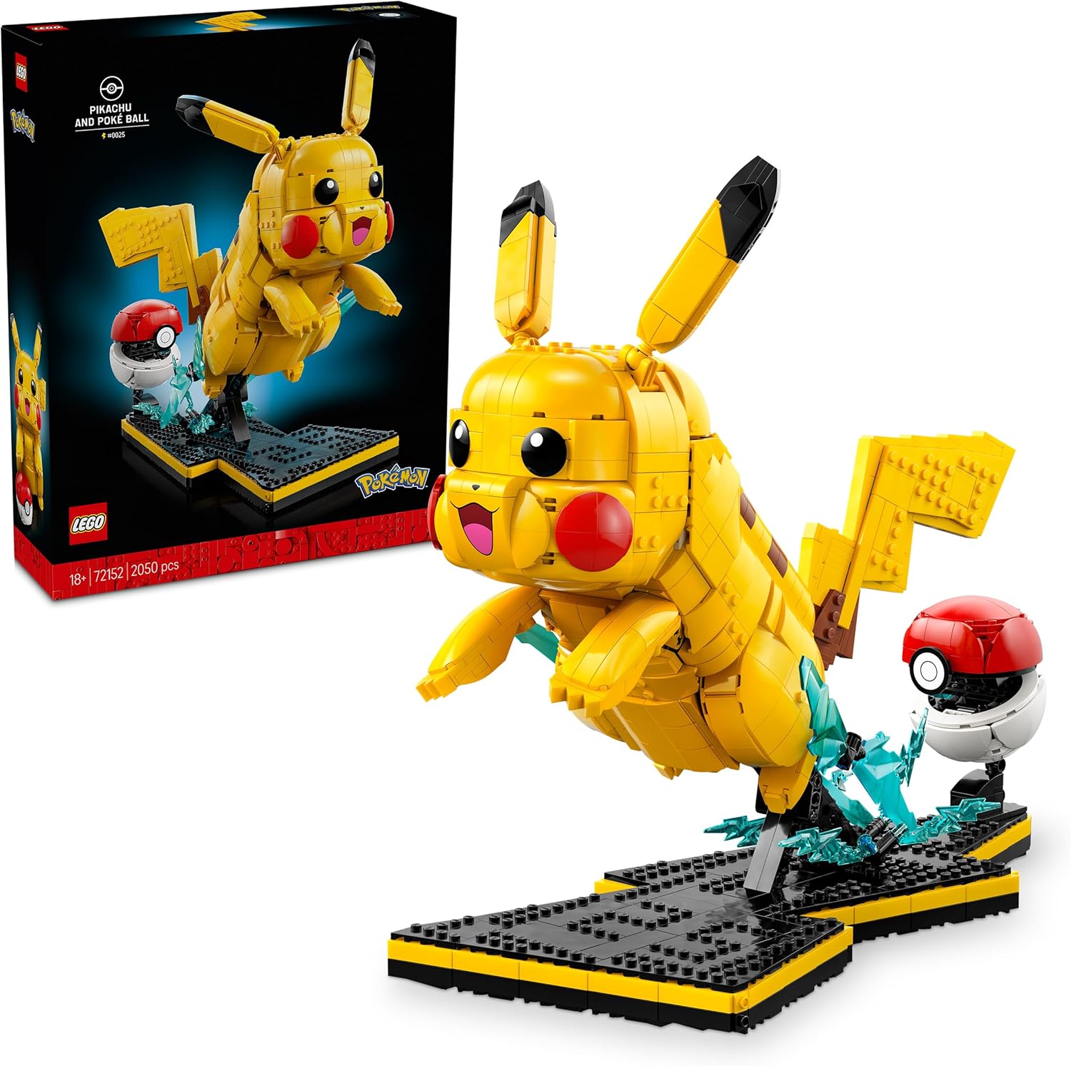 9a9719e64fc8cc033a32586376f56ee7 Lego Pokémon Pikachu e Poké Ball - immagine 1
