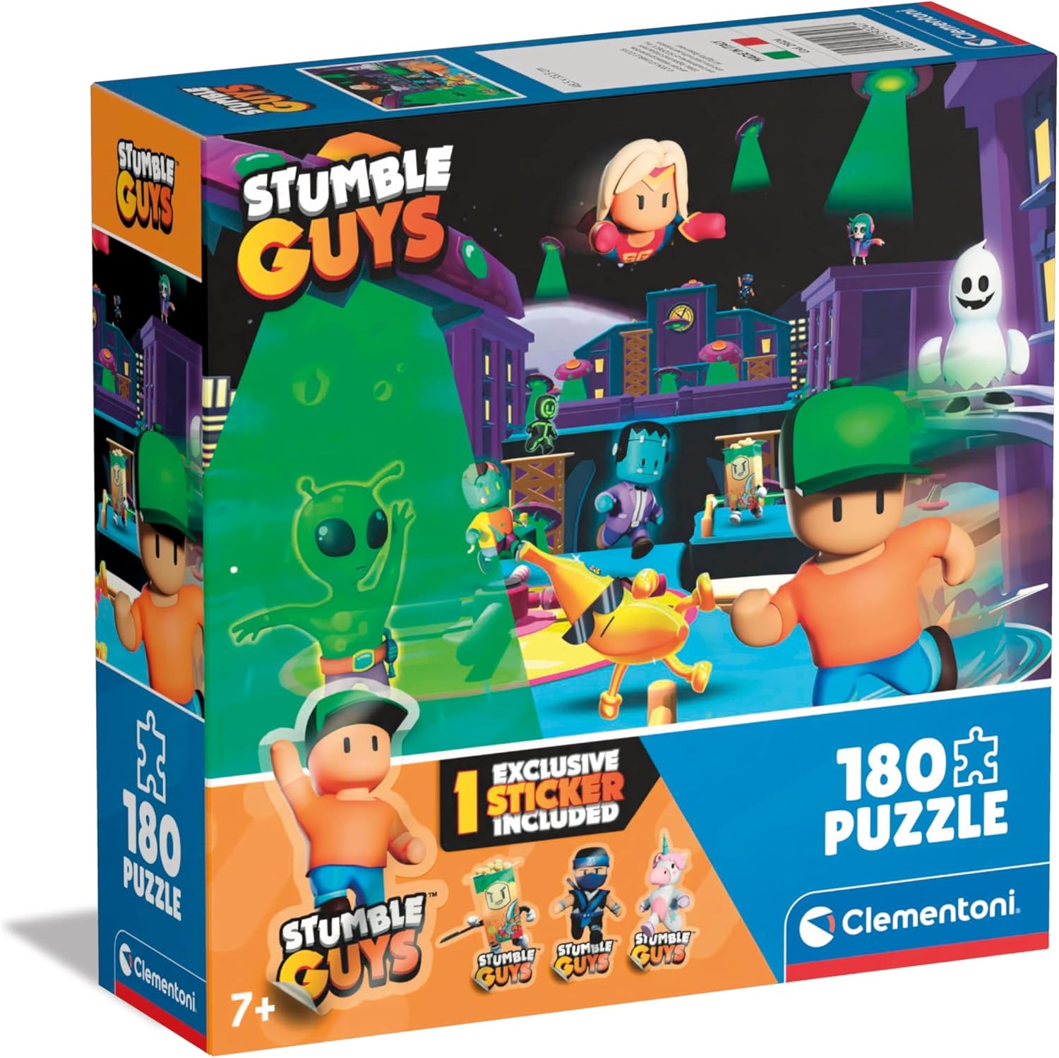 11f7ca1cae368c49f9d7493af45da911 Clementoni Puzzle 180 pz. Stumble Guys Square Box 3 - immagine 1