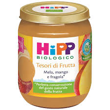 191b495b5e214b2c2fa8fcb75eecbe04 Hipp Tesori di Frutta - Mela, Mango e Fragola gr.160 - immagine 1