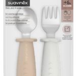 SUAVINEX C.ESS SET 2 POSATE EVOLUTIVE INOX BEIGE