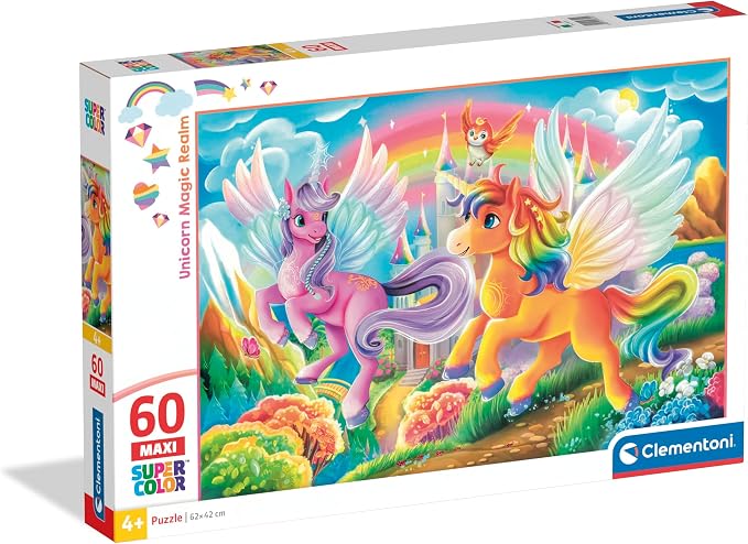 63a8999221e5779b5c3afbaf49c82562 Clementoni Puzzle 60 pz. Unicorni - immagine 1