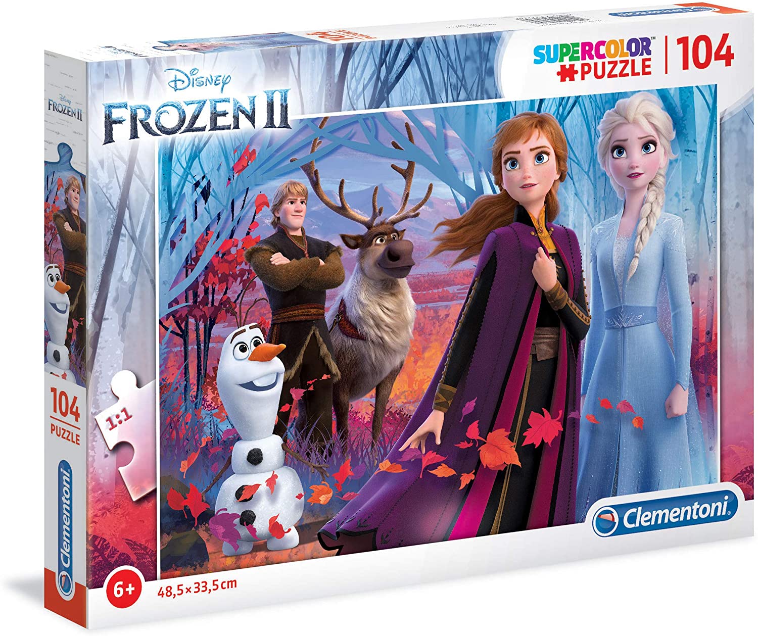 6a291e7d2984437850d7fc592c81a50c Clementoni Puzzle 104 pz. Frozen 2 - immagine 1