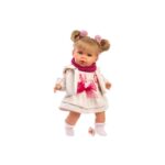 Reborn Morbido Julia 42cm Vestito Rosa Fiocco