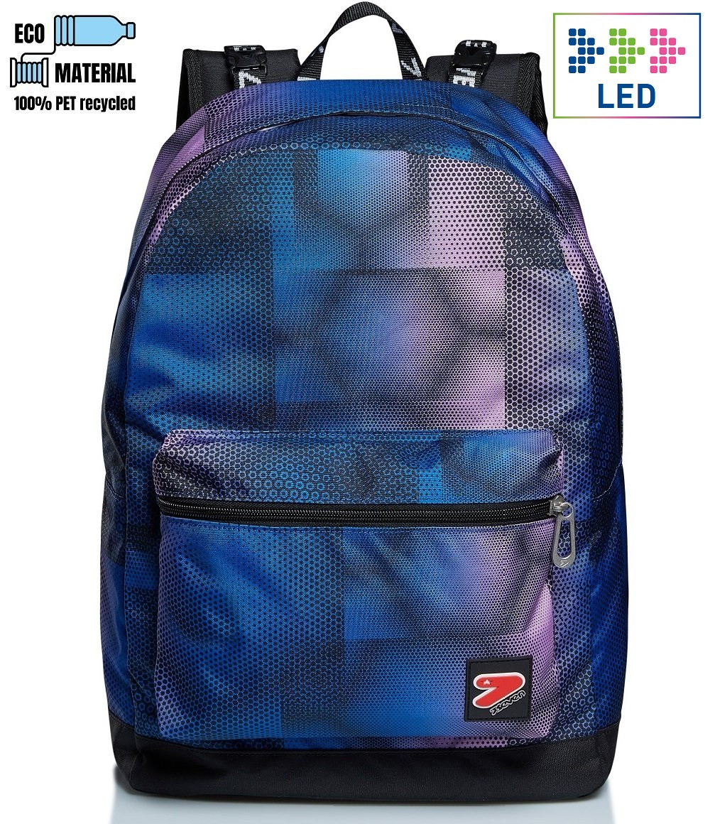 6e80bea90d4fa0f9b80a65fad041ce2d Zaino Seven Reversibile Backpack Cyberspace - immagine 1