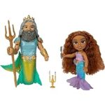 La Sirenetta Movie Set Ariel e Tritone cm. 15