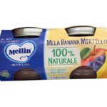 Mellin Omogeneizzato Mela/Banana/Mirtillo Gr.100x2