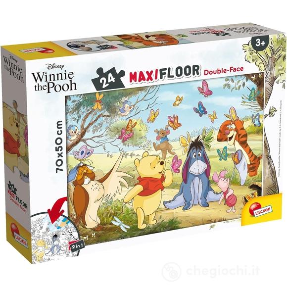 96e4f575e59b84861580246963a05f20 Puzzle Lisciani Double Face MAXI 24 pz Winnie The Pooh - immagine 1