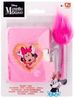 b1df4744eab515b94585e3debbeb9e54 Minnie Diario e Penna Plush - immagine 1