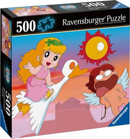 b736ebe1daeb4c1466abe031e3f5cf88 Ravensburger Puzzle 500 pz. 80s mania Pollon - immagine 1