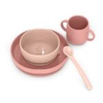 SUAVINEX COLOR ESSENCE SET SVEZZAMENTO SILICONE ROSA