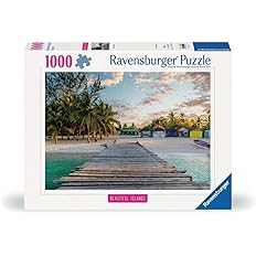 f7e96bf7263fd7dea1fb43a3f2554cbc Ravensburger Puzzle 1000 pz. Isola Caraibica - immagine 1