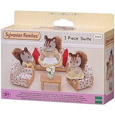 fcaceec8bd52053ae7db264c733275f4 Sylvanian Families Divano 2 Poltrone e Tavolino - immagine 1