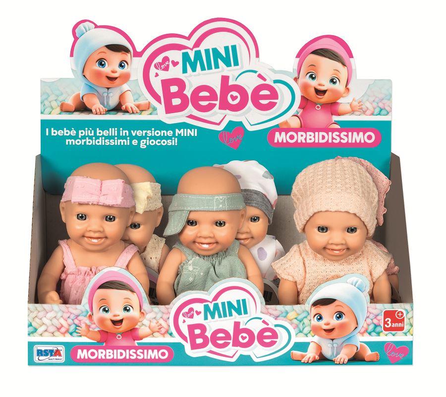 153610580b6354684e4fe5d7681b9e71 Rstoys Bambola Minibebè 20 cm - immagine 1