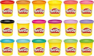 2a3c9c26e7c638dc457ed16f2b2139e5 Play Doh 18 Vasetti gr.85 - immagine 1