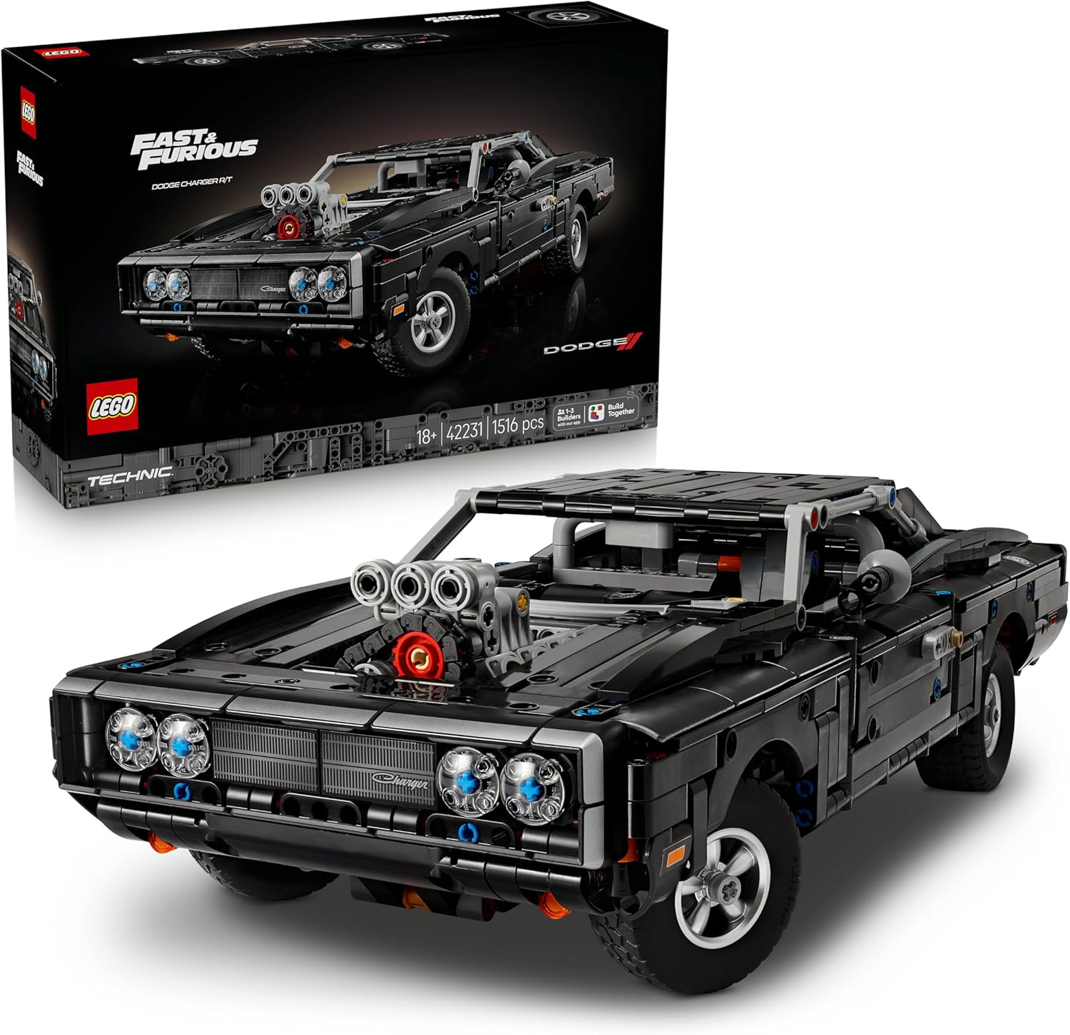 3ba96b68e0877d52a66afbde434f0588 Lego Technic Auto Dodge Charger R/T Fast and Furious - immagine 1