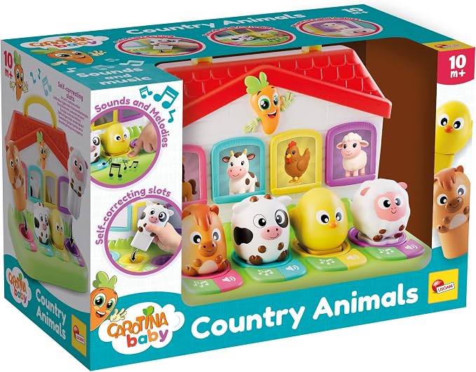 4a192e18fd083d6c26440adbe6f9f2f4 Carotina Baby - Country Animals - immagine 1